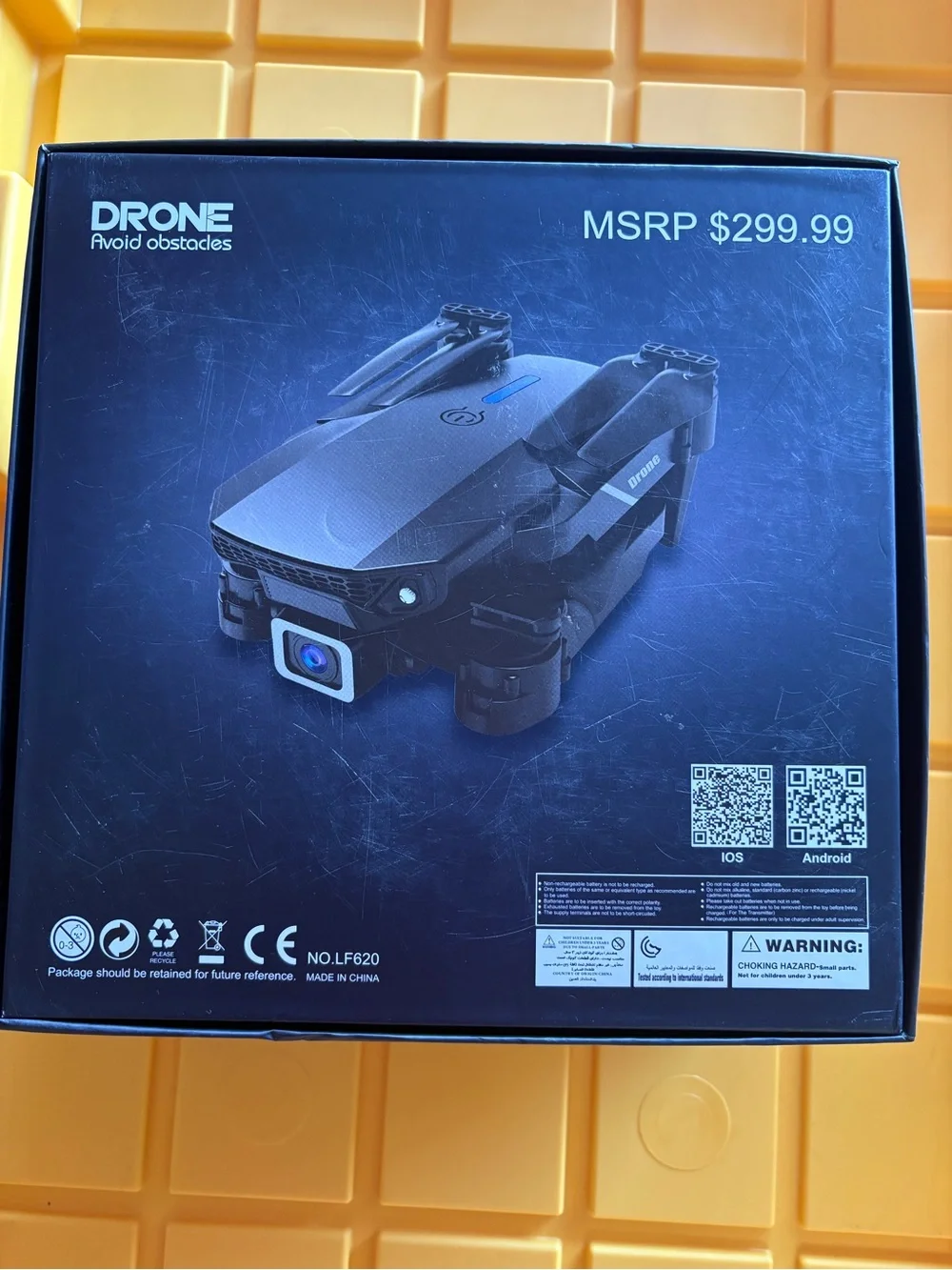 YOMI Foldable Camera Drone - Black